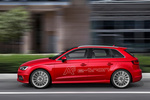 Audi A3 e-tron e-tron Turismo Rojo Misano Efecto Perla Exterior Lateral 5 puertas