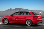 Audi A3 e-tron e-tron Turismo Rojo Misano Efecto Perla Exterior Lateral-Posterior 5 puertas
