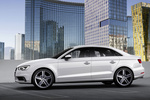 Audi A3 2.0 TDI 150 CV Gama A3 Sedan Turismo Blanco Glaciar metalizado Exterior Lateral 4 puertas