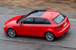 Audi A3 1.8 TFSI 180 CV S tronic 7 vel. Ambition Turismo Rojo Misano Efecto Perla Exterior Cenital-Lateral-Posterior 5 puertas