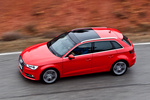 Audi A3 1.8 TFSI 180 CV S tronic 7 vel. Ambition Turismo Rojo Misano Efecto Perla Exterior Cenital-Lateral-Frontal 5 puertas