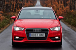 Audi A3 1.8 TFSI 180 CV S tronic 7 vel. Ambition Turismo Rojo Misano Efecto Perla Exterior Frontal 5 puertas
