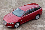 Jaguar XF Sportbrake 2.2D 200 CV Premium Luxury Turismo familiar Carnelian Red  Exterior Cenital-Frontal-Lateral 5 puertas