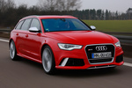 Audi A6 RS 6 Avant 4.0 TFSI quattro tiptronic 8 vel. 560 CV RS 6 Avant Turismo familiar Rojo Misano Efecto Perla Exterior Lateral-Frontal 5 puertas