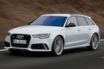 Audi A6 RS 6 Avant 4.0 TFSI quattro tiptronic 8 vel. 560 CV RS 6 Avant Turismo familiar Blanco Ibis Exterior Frontal-Lateral 5 puertas