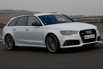 Audi A6 RS 6 Avant 4.0 TFSI quattro tiptronic 8 vel. 560 CV RS 6 Avant Turismo familiar Blanco Ibis Exterior Lateral-Frontal 5 puertas
