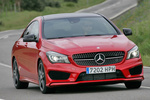Mercedes-Benz Clase CLA CLA 220 CDI 170 CV (Linea AMG Sport) Linea AMG Sport Turismo Rojo Jupiter Exterior Lateral-Frontal 4 puertas