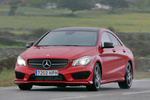 Mercedes-Benz Clase CLA CLA 220 CDI 170 CV (Linea AMG Sport) Linea AMG Sport Turismo Rojo Jupiter Exterior Frontal-Lateral 4 puertas