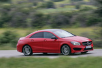 Mercedes-Benz Clase CLA CLA 220 CDI 170 CV (Linea AMG Sport) Linea AMG Sport Turismo Rojo Jupiter Exterior Lateral-Frontal 4 puertas