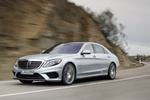 Mercedes-Benz Clase S 63 AMG 63 AMG Turismo Plata Iridio Exterior Frontal-Lateral 4 puertas