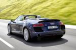 Audi R8 4.2 FSI V8 430 CV S tronic quattro Gama R8 Descapotable Azul Estoril Exterior Posterior-Lateral 2 puertas
