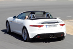 Jaguar F-Type S V6 3.0 381 CV Descapotable Polaris White Exterior Lateral-Posterior 2 puertas