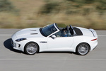 Jaguar F-Type S V6 3.0 381 CV Descapotable Polaris White Exterior Lateral-Cenital 2 puertas