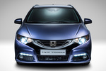 Honda Civic Gama Civic Tourer Gama Civic Tourer Turismo familiar Azul Oc&eacute;ano Exterior Frontal 5 puertas