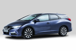 Honda Civic Gama Civic Tourer Gama Civic Tourer Turismo familiar Azul Oc&eacute;ano Exterior Frontal-Lateral 5 puertas