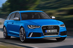 Audi A6 RS 6 Avant 4.0 TFSI quattro tiptronic 8 vel. 560 CV RS 6 Avant Turismo familiar Azul estoril efecto cristal Exterior Frontal-Lateral 5 puertas