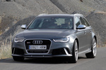 Audi A6 RS 6 Avant 4.0 TFSI quattro tiptronic 8 vel. 560 CV RS 6 Avant Turismo familiar Gris Daytona mate Exterior Frontal-Lateral 5 puertas