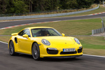 Porsche 911 Turbo Turbo Coup&eacute; Amarillo Racing Exterior Lateral-Frontal 2 puertas