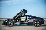 BMW i8 Gama i8 Gama i8 Coup&eacute; Sophistograu efecto brillante detalles BMW i Blau Exterior Lateral 3 puertas