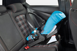 Volkswagen Golf GTI GTI Turismo Rojo Tornado Interior Silla infantil 3 puertas