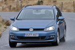 Volkswagen Golf 1.6 TDI CR 105 CV BMT Advance Turismo familiar Azul Pac&iacute;fico metalizado Exterior Frontal-Lateral 5 puertas