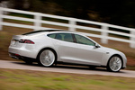 Tesla Model S Gama MODEL S Gama MODEL S Turismo Silver Exterior Lateral 5 puertas
