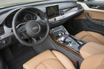 Audi A8 3.0 TFSI (310 CV) Gama A8 Turismo Marr&oacute;n Argus metalizado Interior Salpicadero 4 puertas