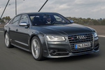 Audi A8 S8 (519 CV) Gama A8 Turismo Gris Daytona efecto perla Exterior Lateral-Frontal 4 puertas
