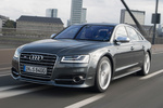 Audi A8 S8 (519 CV) Gama A8 Turismo Gris Daytona efecto perla Exterior Lateral-Frontal 4 puertas
