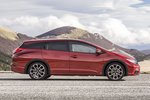 Honda Civic Gama Civic Tourer Gama Civic Tourer Turismo familiar Rojo Pasi&oacute;n Perlado Exterior Lateral 5 puertas