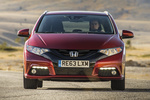 Honda Civic Gama Civic Tourer Gama Civic Tourer Turismo familiar Rojo Pasi&oacute;n Perlado Exterior Frontal 5 puertas