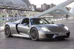 Porsche 918 Spyder Gama 918 Spyder Gama 918 Spyder Descapotable Plata Liquid Metalizado Exterior Lateral-Frontal 2 puertas
