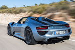 Porsche 918 Spyder Gama 918 Spyder Gama 918 Spyder Descapotable Azul Cromo L&iacute;quido Metalizado Exterior Lateral-Posterior 2 puertas