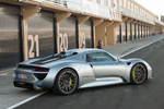 Porsche 918 Spyder Gama 918 Spyder Gama 918 Spyder Descapotable Azul Cromo L&iacute;quido Metalizado Exterior Posterior-Lateral 2 puertas