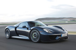 Porsche 918 Spyder Gama 918 Spyder Gama 918 Spyder Descapotable Azul Oscuro Metalizado Exterior Lateral-Frontal 2 puertas