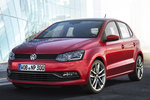 Volkswagen Polo 1.2 TSI 90 CV BMT Sport Turismo Rojo atardecer metalizado Exterior Frontal-Lateral 5 puertas
