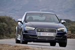 Audi A3 S3 3p S3 Turismo Azul estoril efecto cristal Exterior Frontal-Lateral 3 puertas