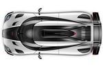 Koenigsegg One:1 One:1 One:1 Coup&eacute; Exterior Cenital 2 puertas