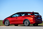 Honda Civic Tourer 1.6 i-DTEC 120 CV Sport Turismo familiar Rojo Pasi&oacute;n Perlado Exterior Lateral-Posterior 5 puertas