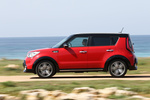 KIA Soul Gama Soul Gama Soul Monovolumen Inferno Red Exterior Lateral 5 puertas