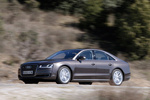 Audi A8 3.0 TDI (258 CV) Gama A8 Turismo Marr&oacute;n Argus metalizado Exterior Lateral-Frontal 4 puertas
