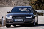 Audi A8 3.0 TDI (258 CV) Gama A8 Turismo Marr&oacute;n Argus metalizado Exterior Frontal 4 puertas