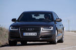 Audi A8 3.0 TDI (258 CV) Gama A8 Turismo Marr&oacute;n Argus metalizado Exterior Frontal 4 puertas