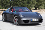 Porsche 911 Gama 911 Targa Targa 4S Descapotable Gris &Aacute;gata Metalizado Exterior Lateral-Frontal 2 puertas