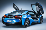 BMW i8 Gama i8 Paquete Pure Impulse Coup&eacute; Protonic Blue con detalles Frozen Grey metalizado Exterior Posterior-Lateral 3 puertas