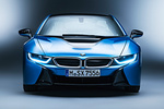 BMW i8 Gama i8 Paquete Pure Impulse Coup&eacute; Protonic Blue con detalles Frozen Grey metalizado Exterior Frontal 3 puertas