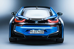 BMW i8 Gama i8 Paquete Pure Impulse Coup&eacute; Protonic Blue con detalles Frozen Grey metalizado Exterior Posterior 3 puertas