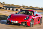 Porsche Cayman Cayman GTS 340 CV Cayman GTS Coup&eacute; Rojo Carm&iacute;n Exterior Frontal-Lateral 3 puertas