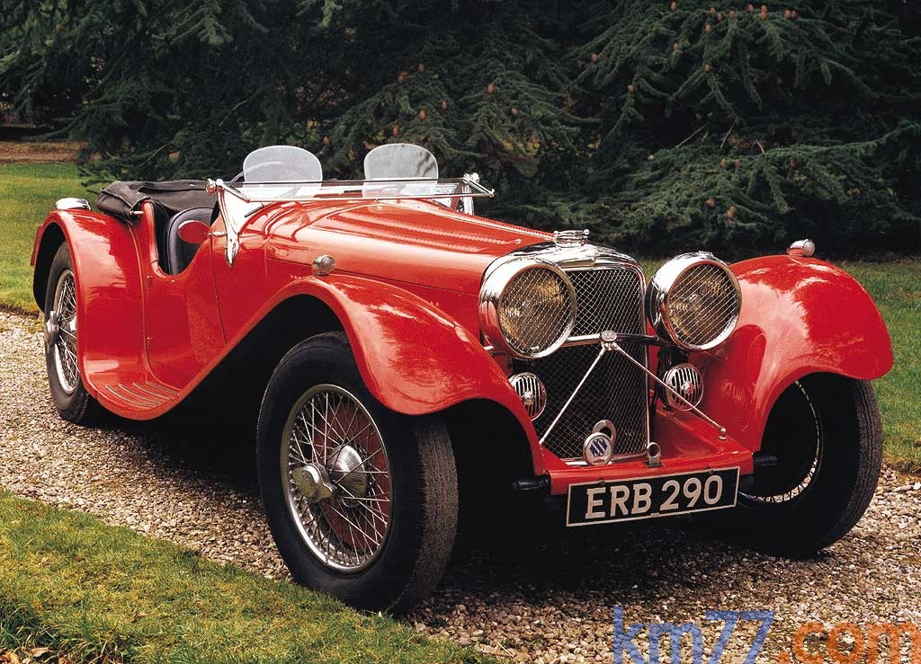 Jaguar ss100 Descapotable Exterior Lateral-Frontal