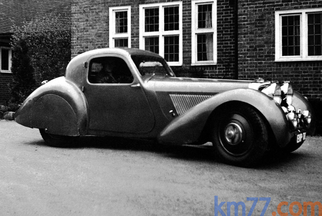 Jaguar ss100 Coup&eacute; Exterior Lateral-Frontal